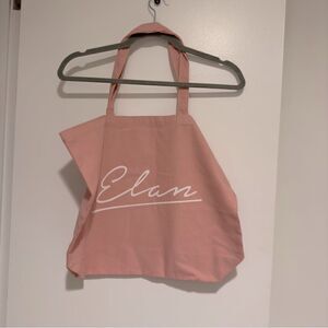 Elan Pink Canvas Reusable Tote Bag